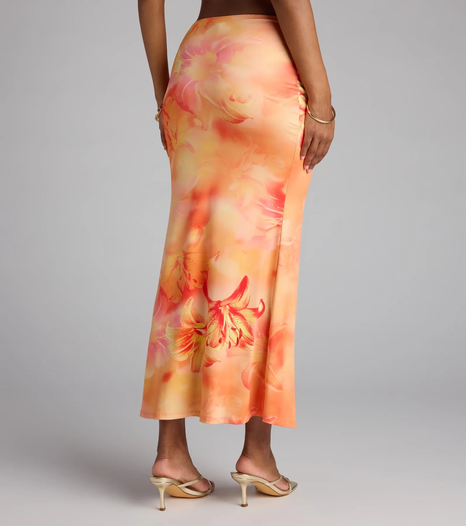 Perfect Symphony Floral Maxi Skirt