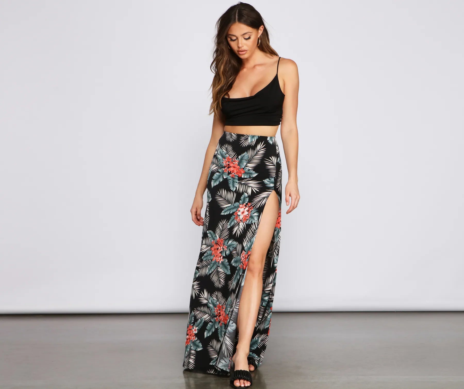 Pretty In Paradise Maxi Skirt