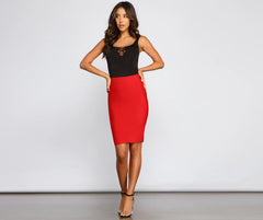 So Sleek Bandage Pencil Skirt