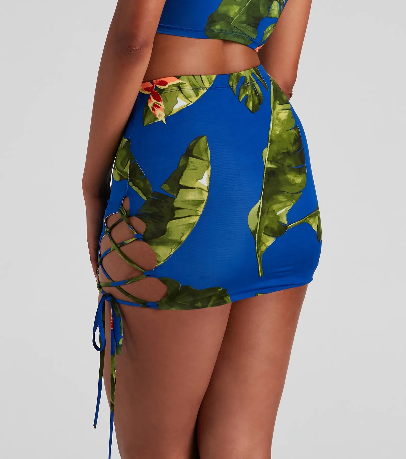 Last Night Of Vacay Lace-Up Skirt