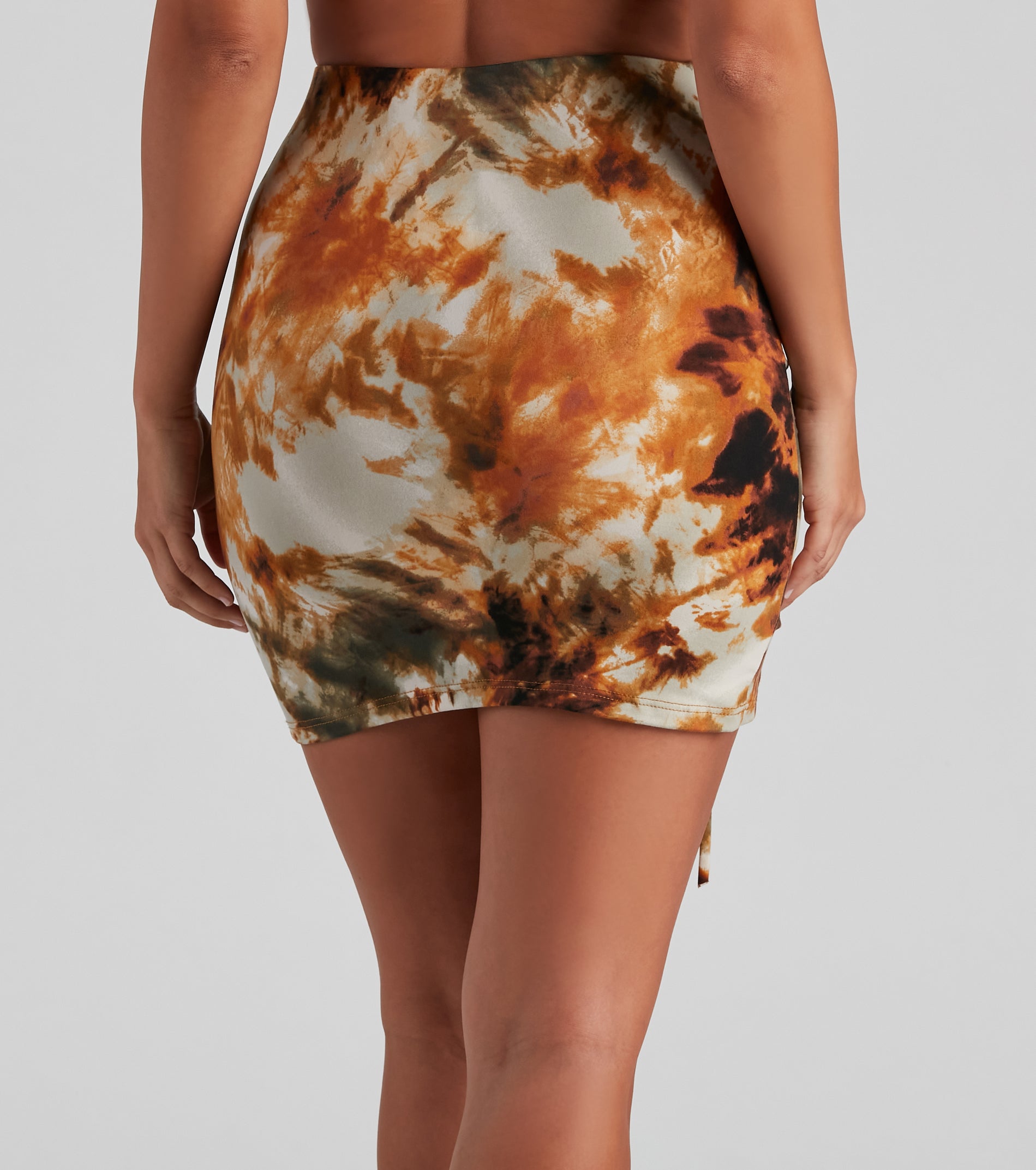 Bold Babe Tie-Dye Mini Skirt