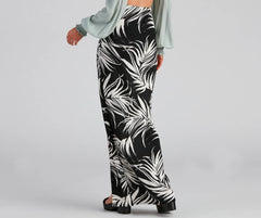 Hit The Tropics High Slit Maxi Skirt