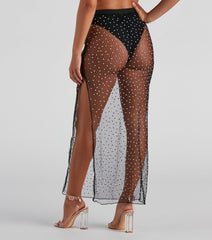 Glitzy Poolside Vibes Maxi Skirt