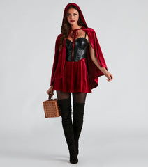 Lil' Red Velvet Halloween Skirt