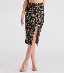 Fiercely Chic Leopard Midi Skirt