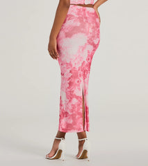 Floral Sensation High Rise Maxi Skirt