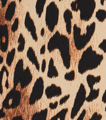 Take The Lead Leopard Print Ruched Midi Skirt