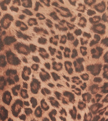 Forever Fierce Leopard Print and Bow Maxi Skirt