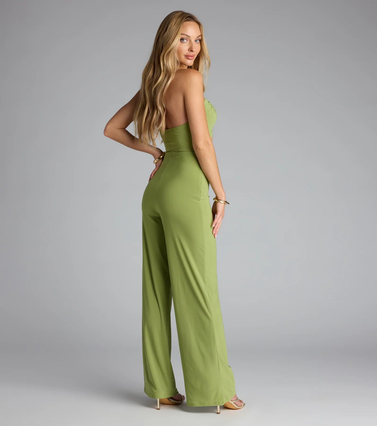 Sleek And Sultry Halter Jumpsuit