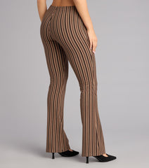 Retro Remix Striped Flare Pants