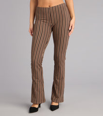 Retro Remix Striped Flare Pants