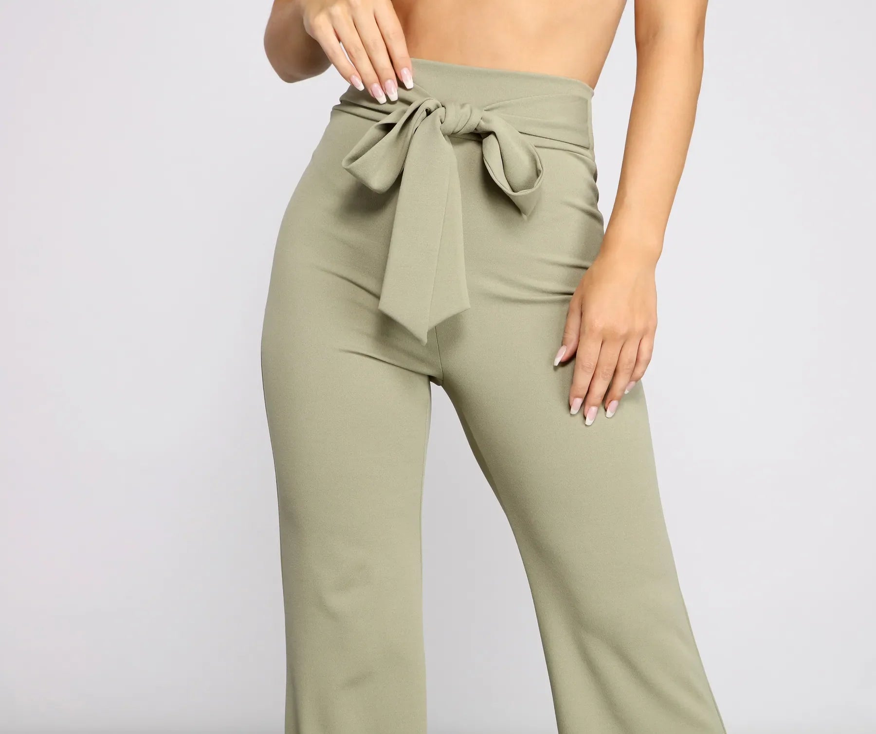 Sealed With Style Tie-Waist Pants