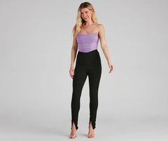 Chic Status High Waist Pants