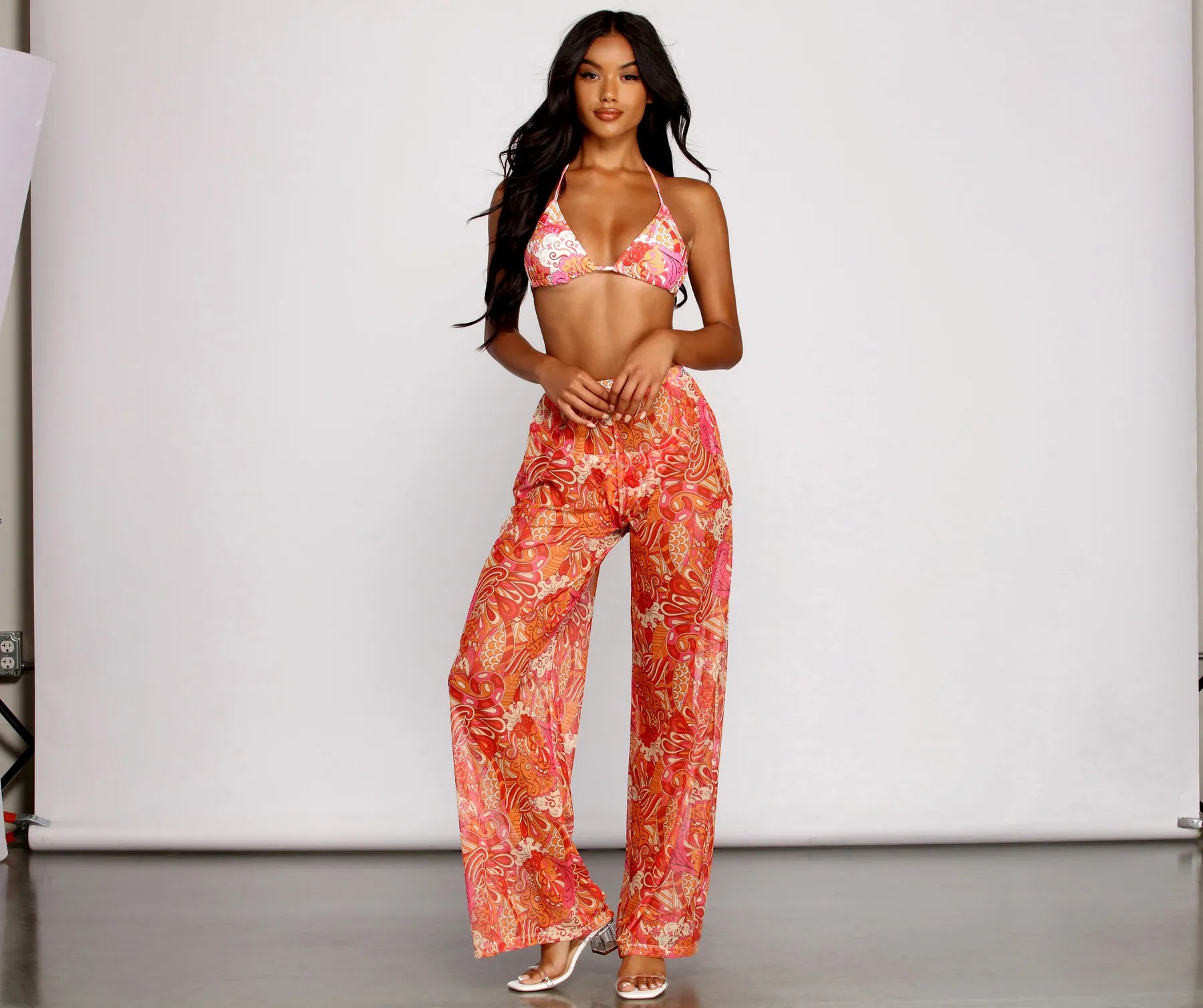 Bohemian Dreams Flared High Waist Pants