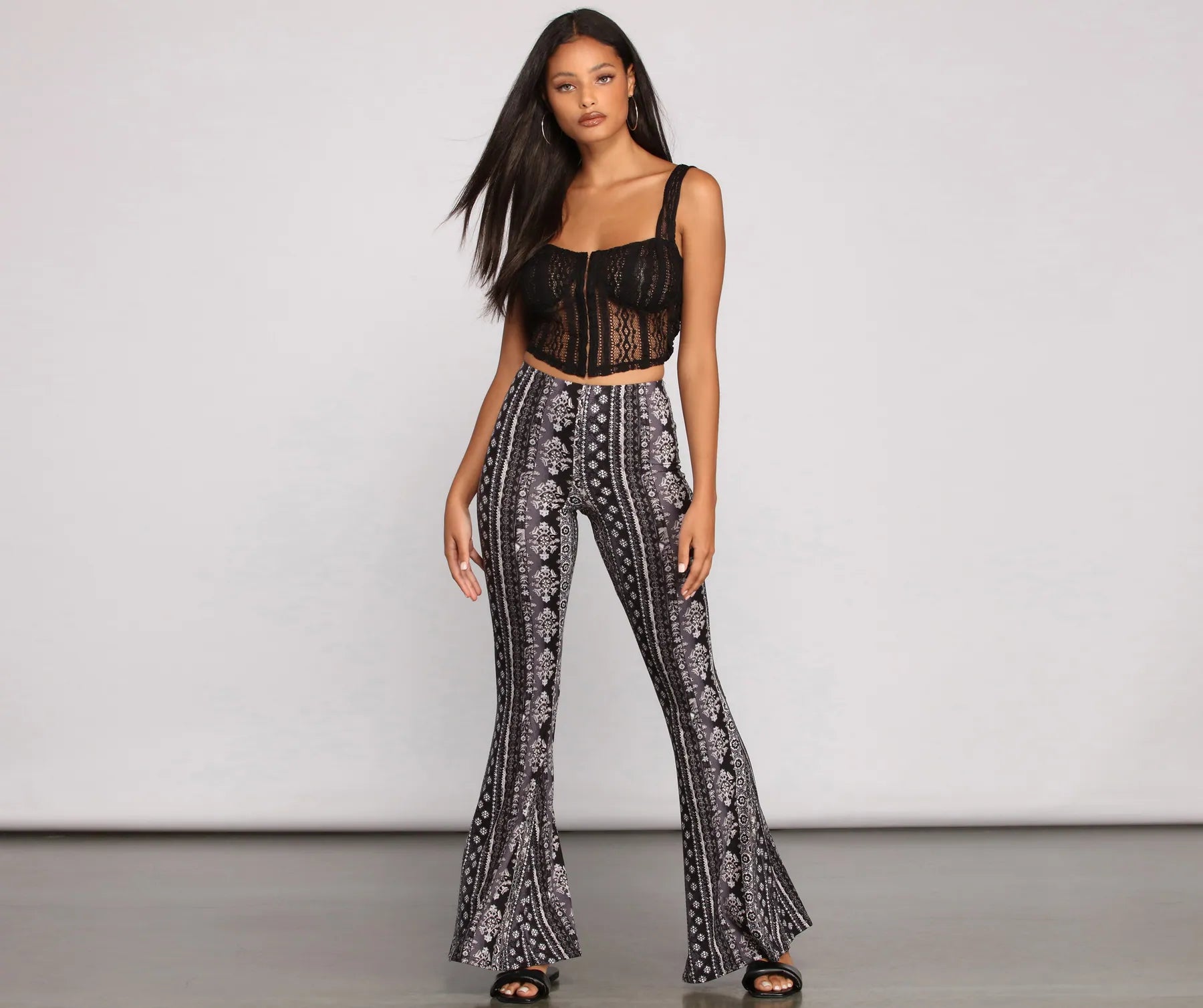 Dreamy Boho-Chic Flare Pants