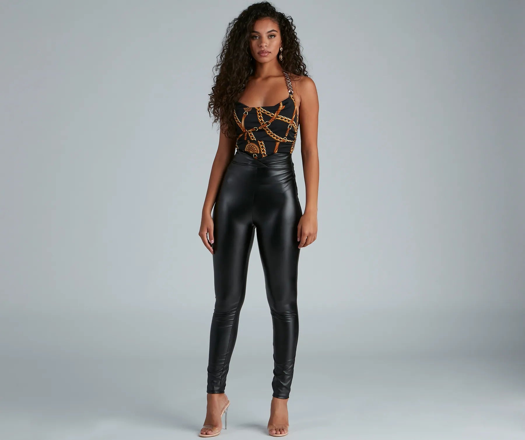 Chic And Dressy Vibes Faux Leather Pants