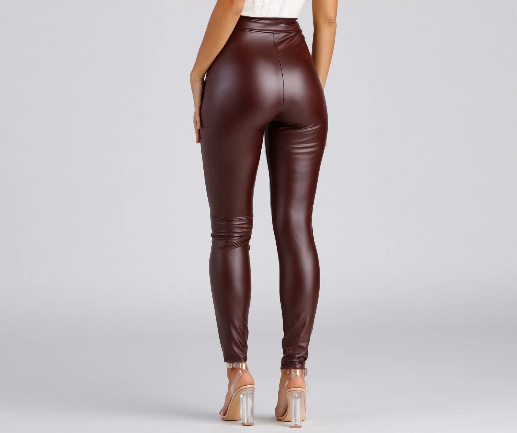 Chic And Dressy Vibes Faux Leather Pants