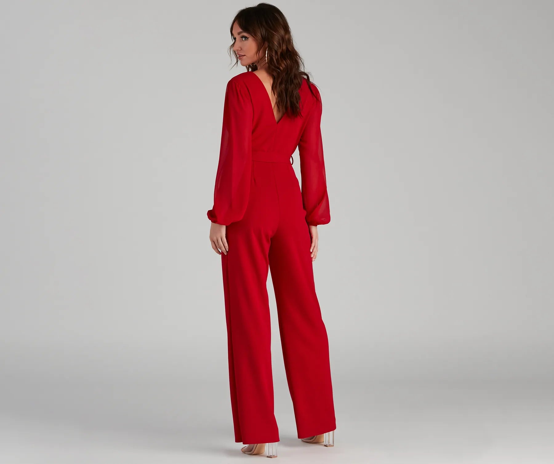 Perfectly Posh Tie-Waist Jumpsuit