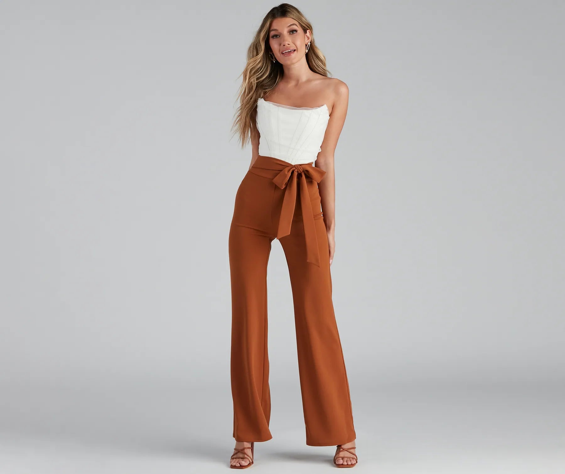 Sealed With Style Tie-Waist Pants