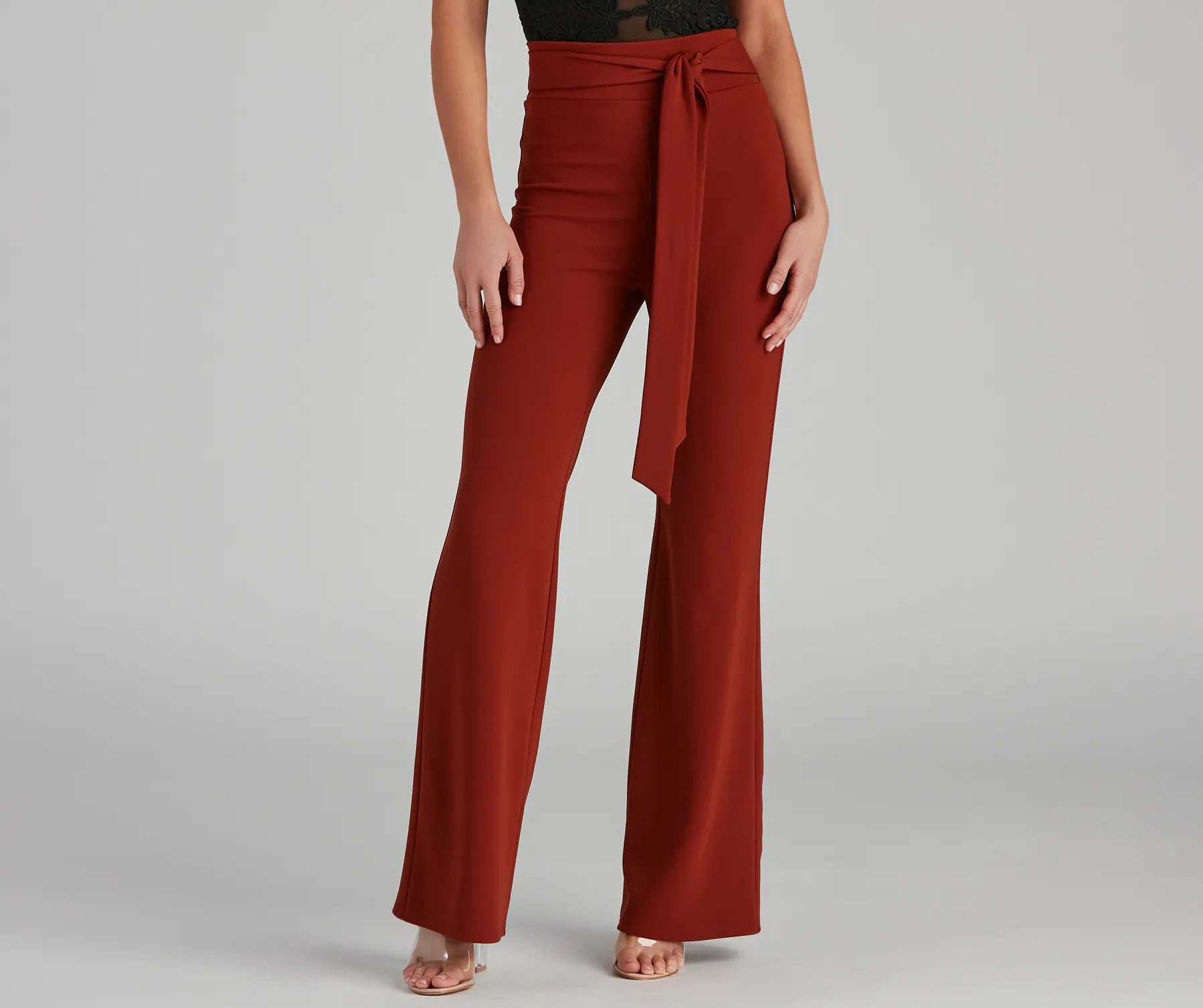 Sealed With Style Tie-Waist Pants
