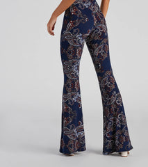Paisley Babe Flare Pants