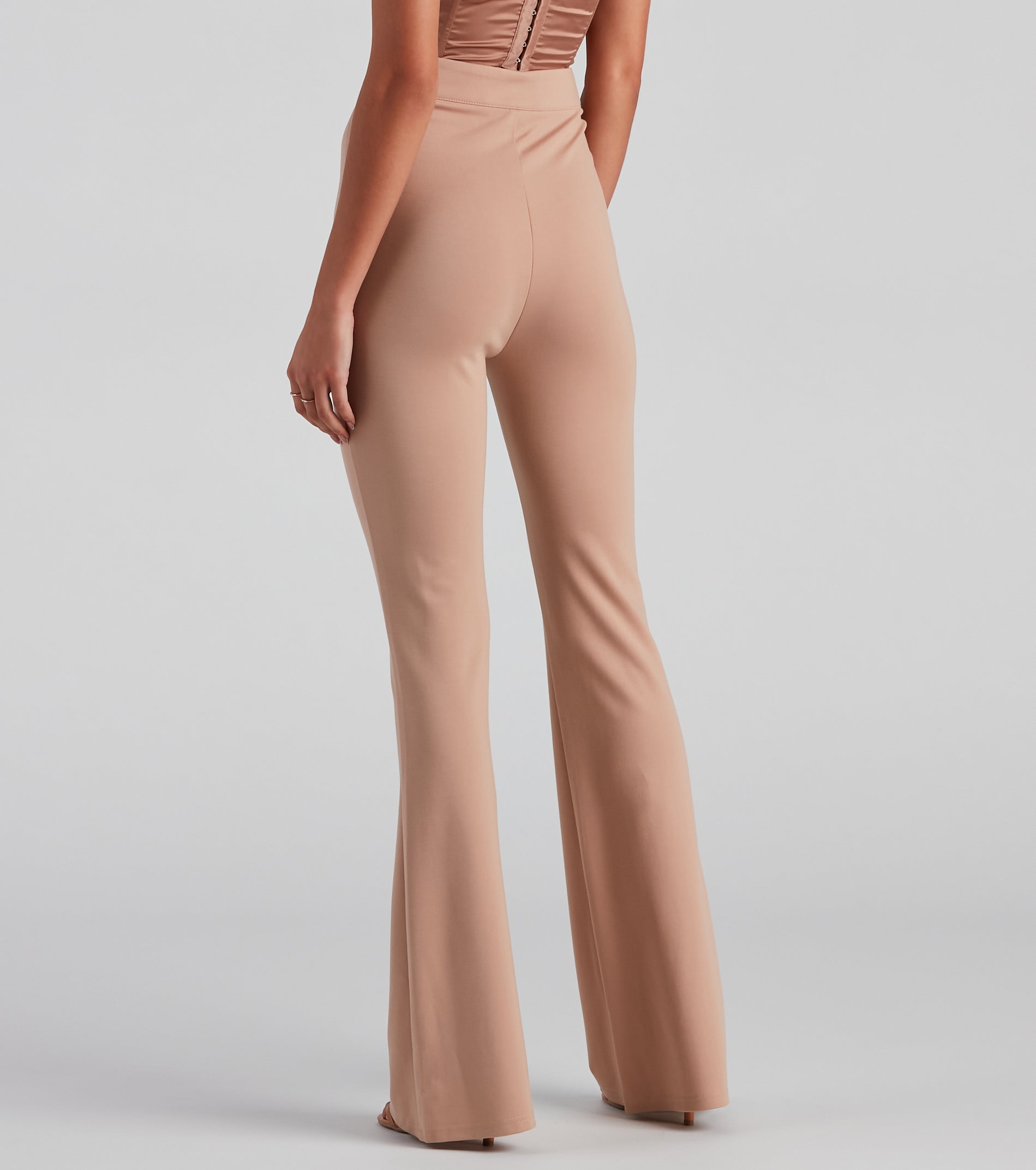 In Office Ponte Flare Trouser Pants