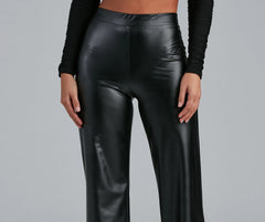 Trendsetting Moment Faux Leather Pants