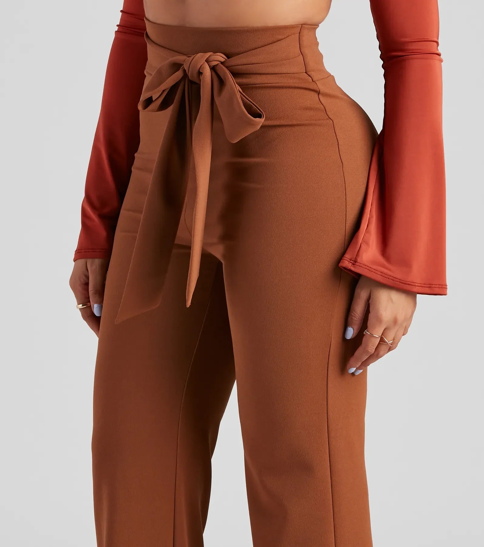 Sealed With Style Tie-Waist Pants