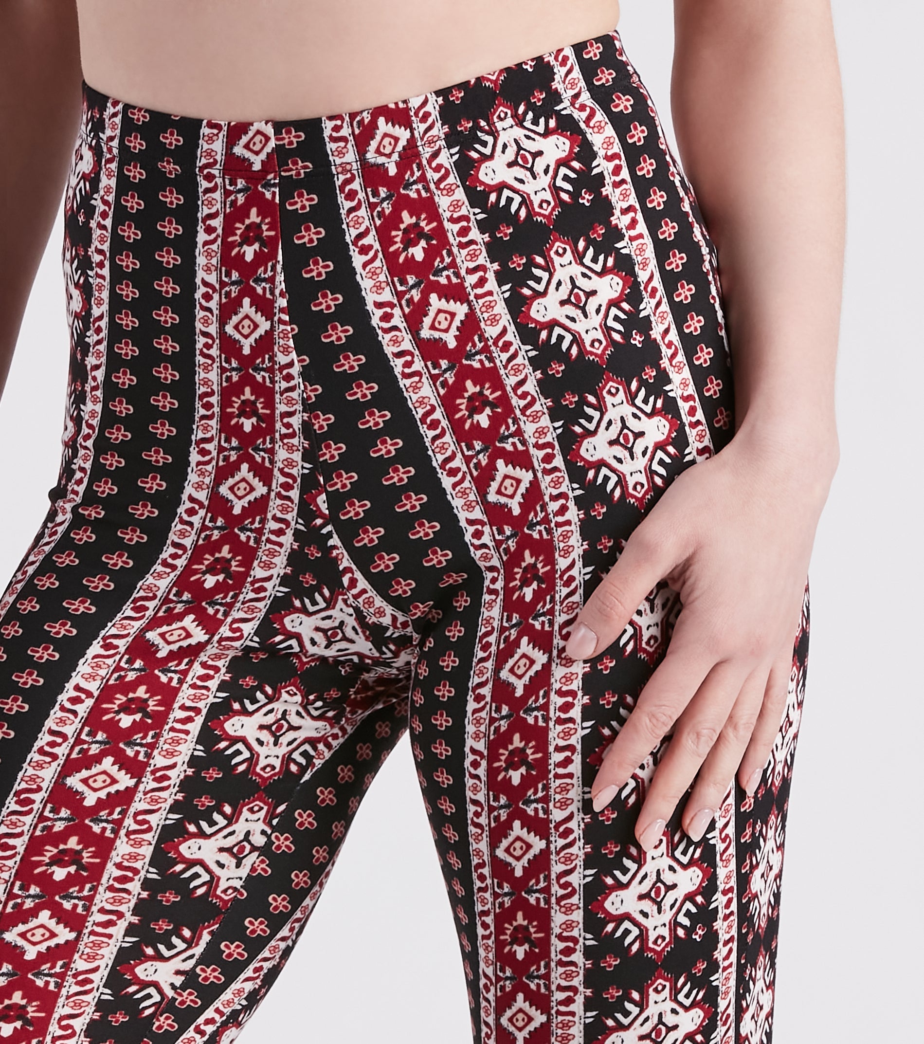 Here Comes The Sun Striped Flare Pants