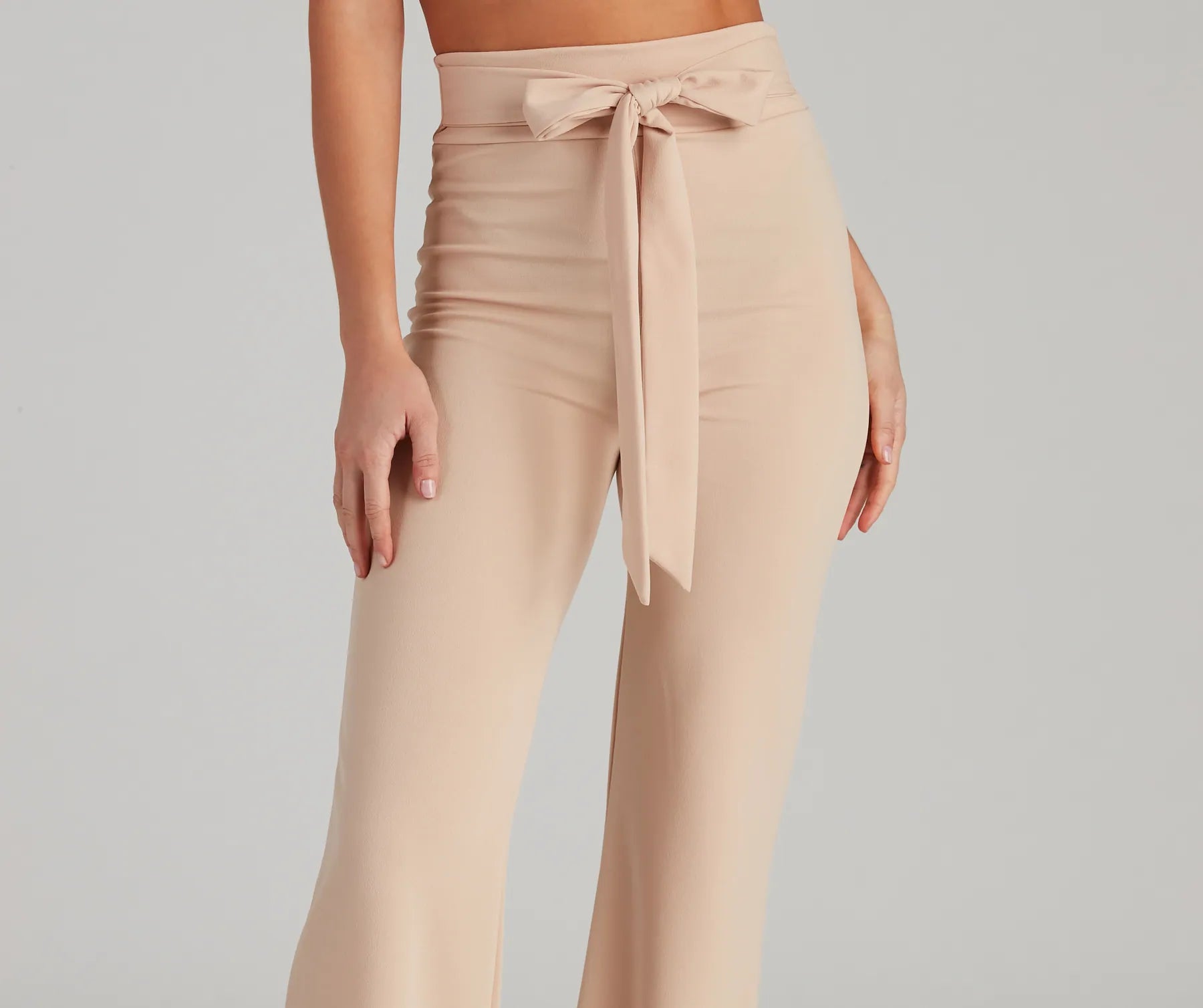 Sealed With Style Tie-Waist Pants