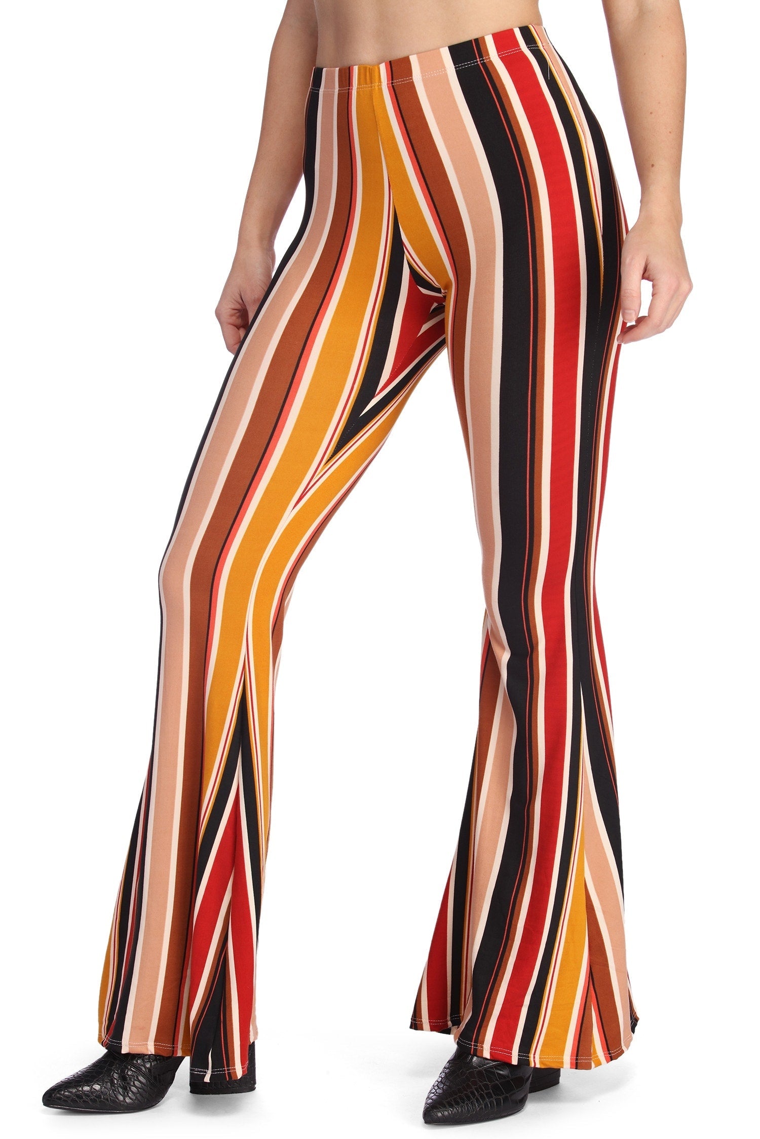 Boho Wanderer Paisley Flared Pants