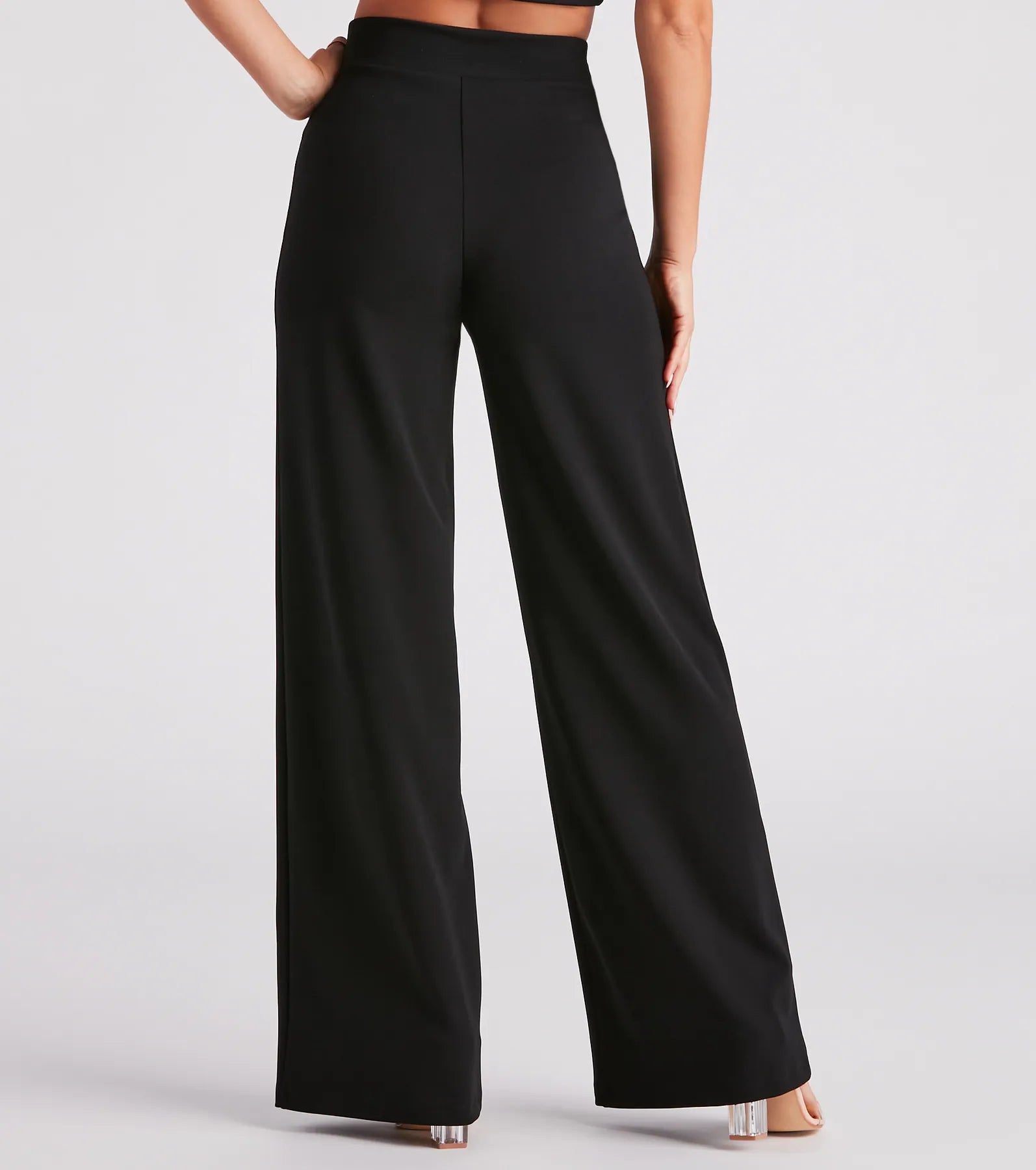 Forever Linked Chain Wide Leg Pants