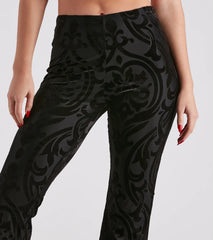 Feeling Fancy Velvet Flare Pants