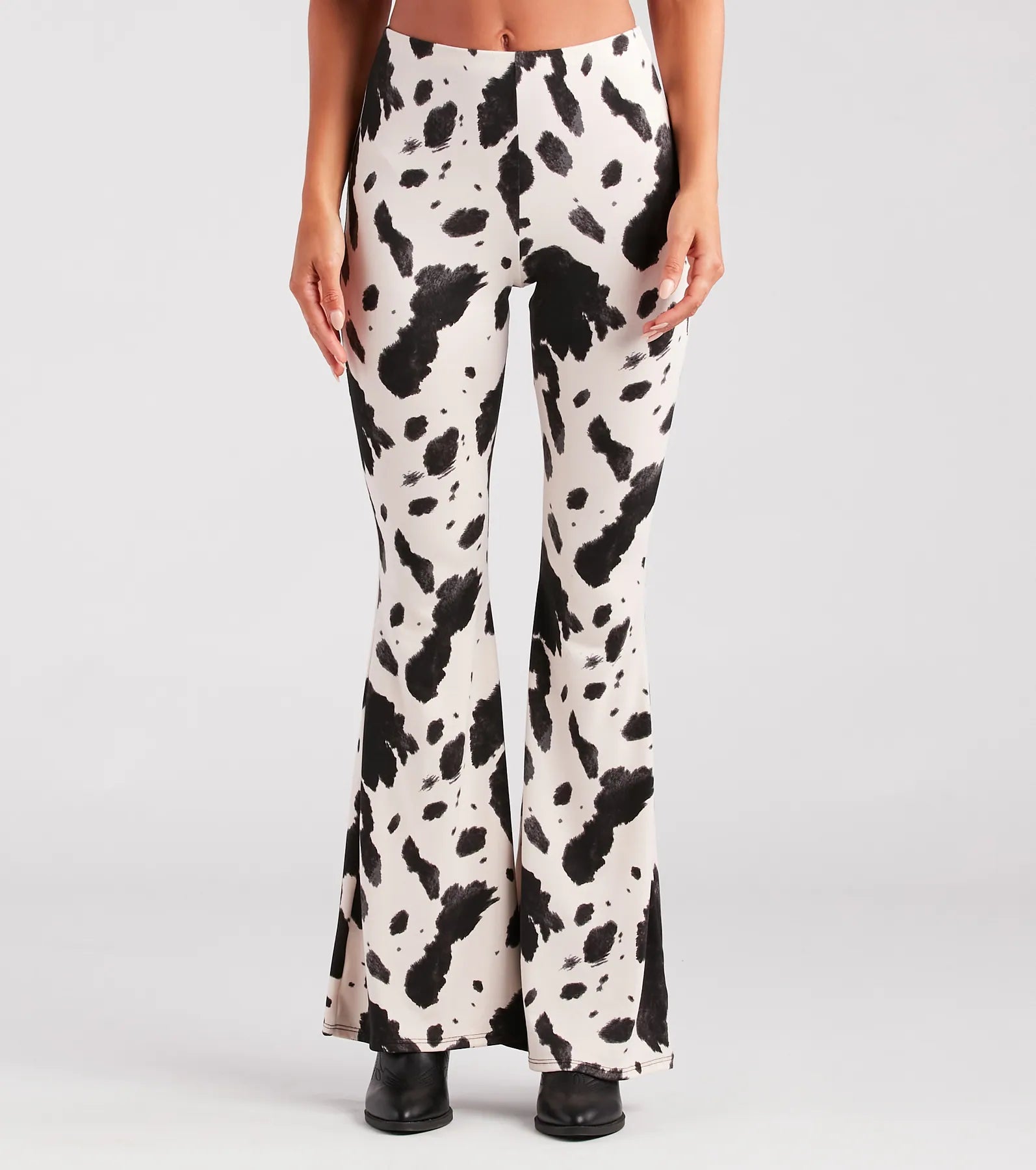 Cowgirl Cutie Printed Flare Pants