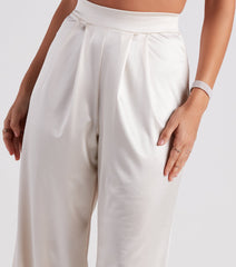 Trending In Satin High Rise Pants