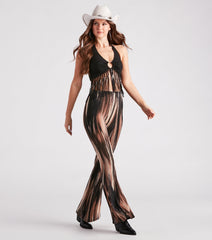 Festival Muse Printed Flare Pants