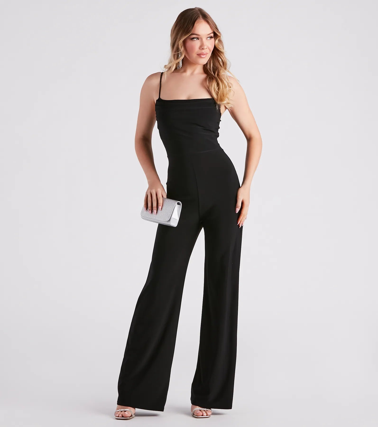 Dressy And Chic Wide-Leg Jumpsuit