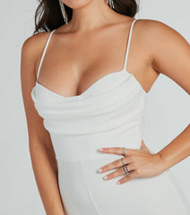 Effortless Moments Crepe Wide-Leg Jumpsuit