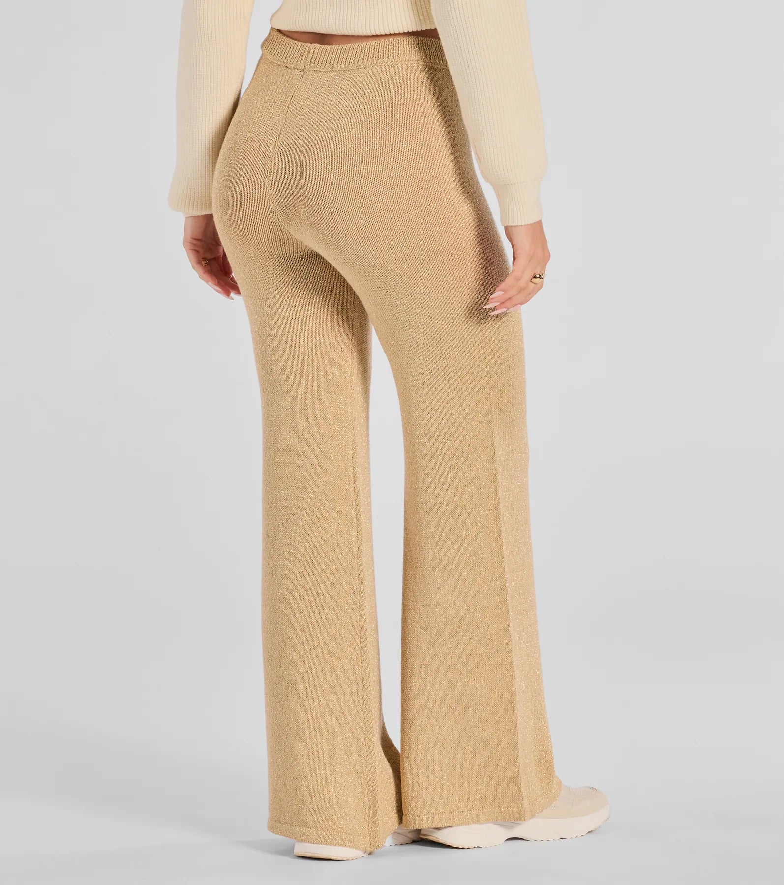 Cozy Luxe Lurex Knit Pants