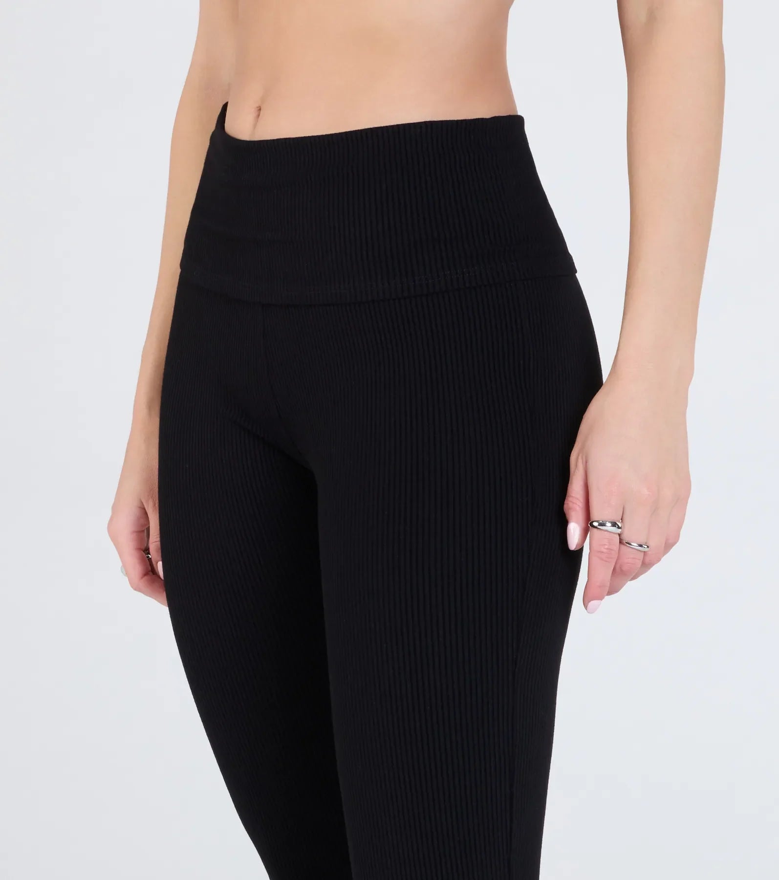 At Your Leisure Mid-Rise Flare Pants