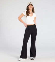 On The Go Ponte Knit Flare Pants