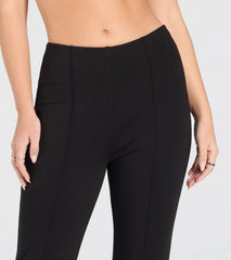 On The Go Ponte Knit Flare Pants