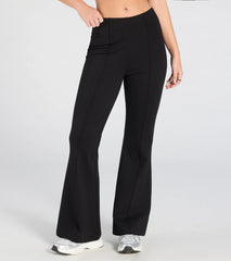 On The Go Ponte Knit Flare Pants