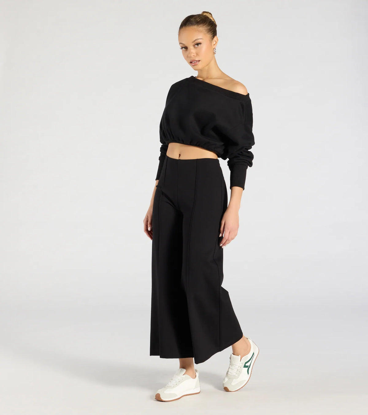Dare To Flare High-Rise Ponte Pants