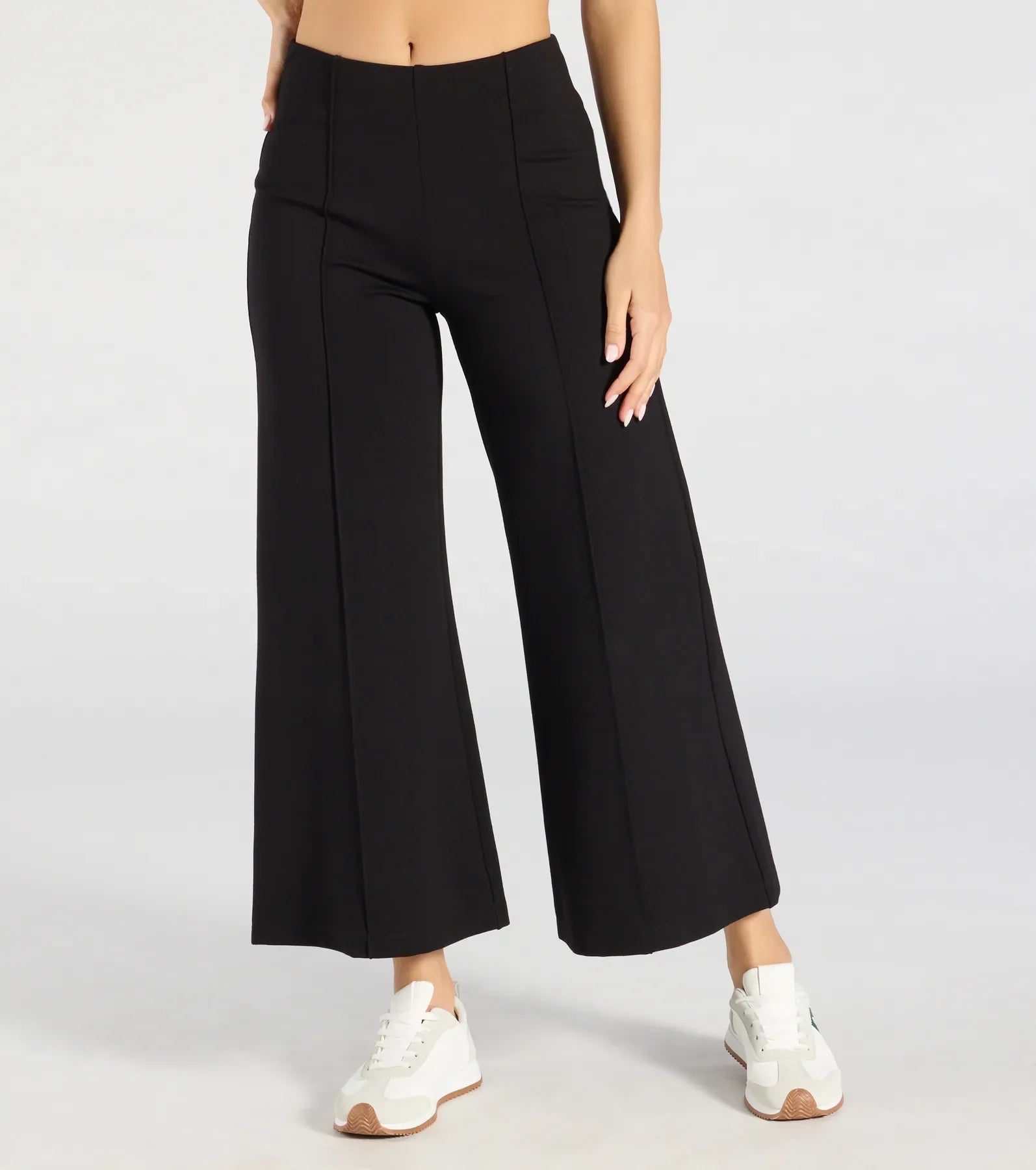 Dare To Flare High-Rise Ponte Pants