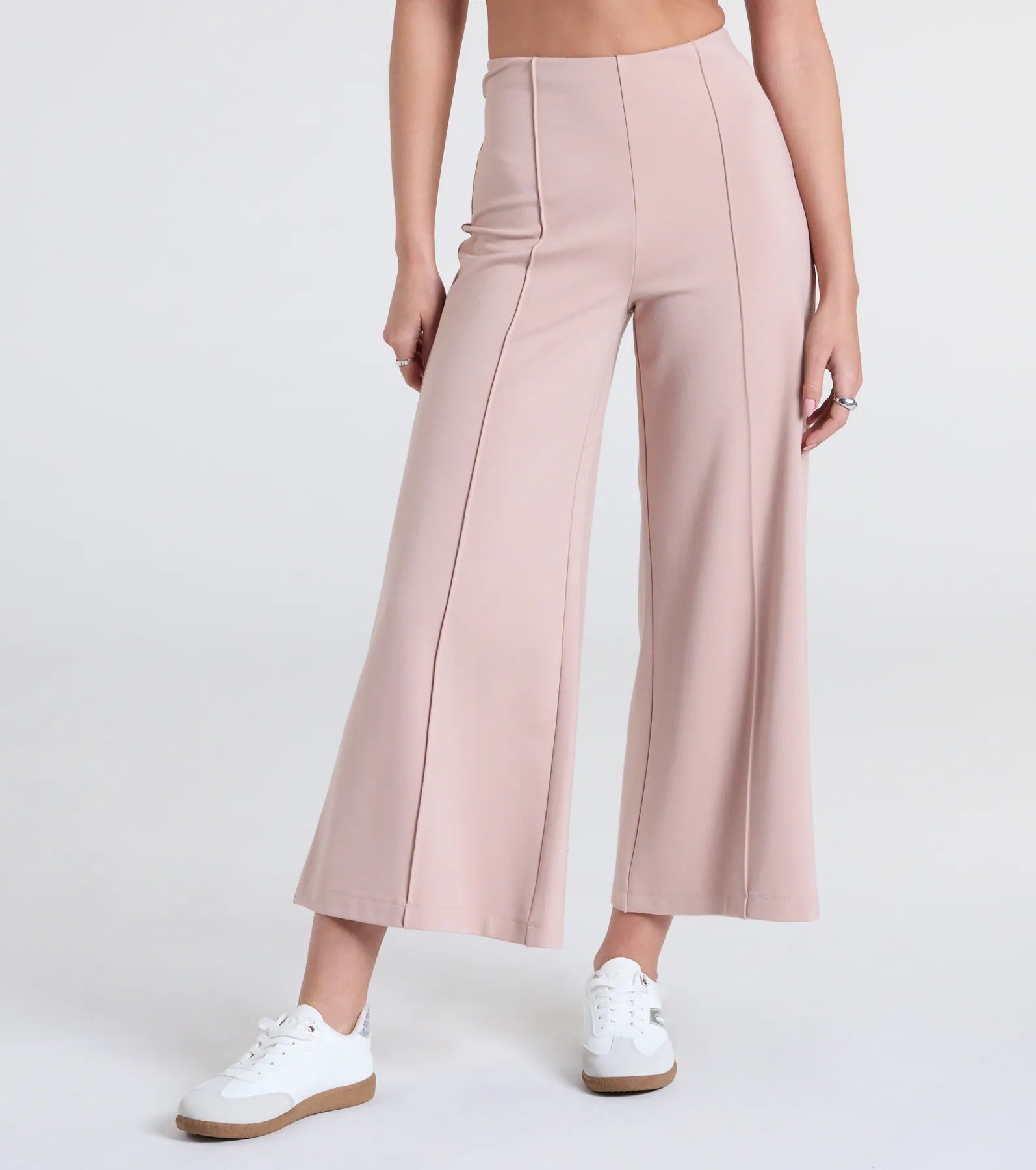 Dare To Flare High-Rise Ponte Pants