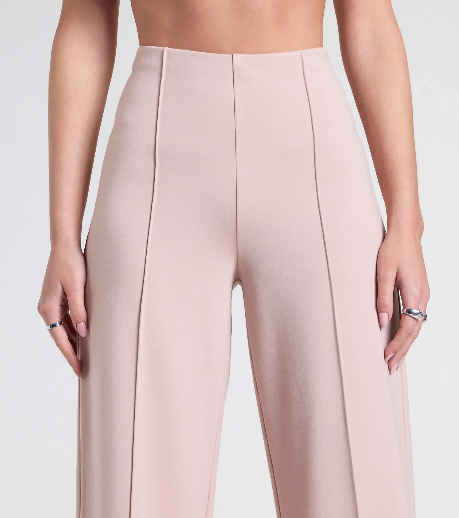 Dare To Flare High-Rise Ponte Pants