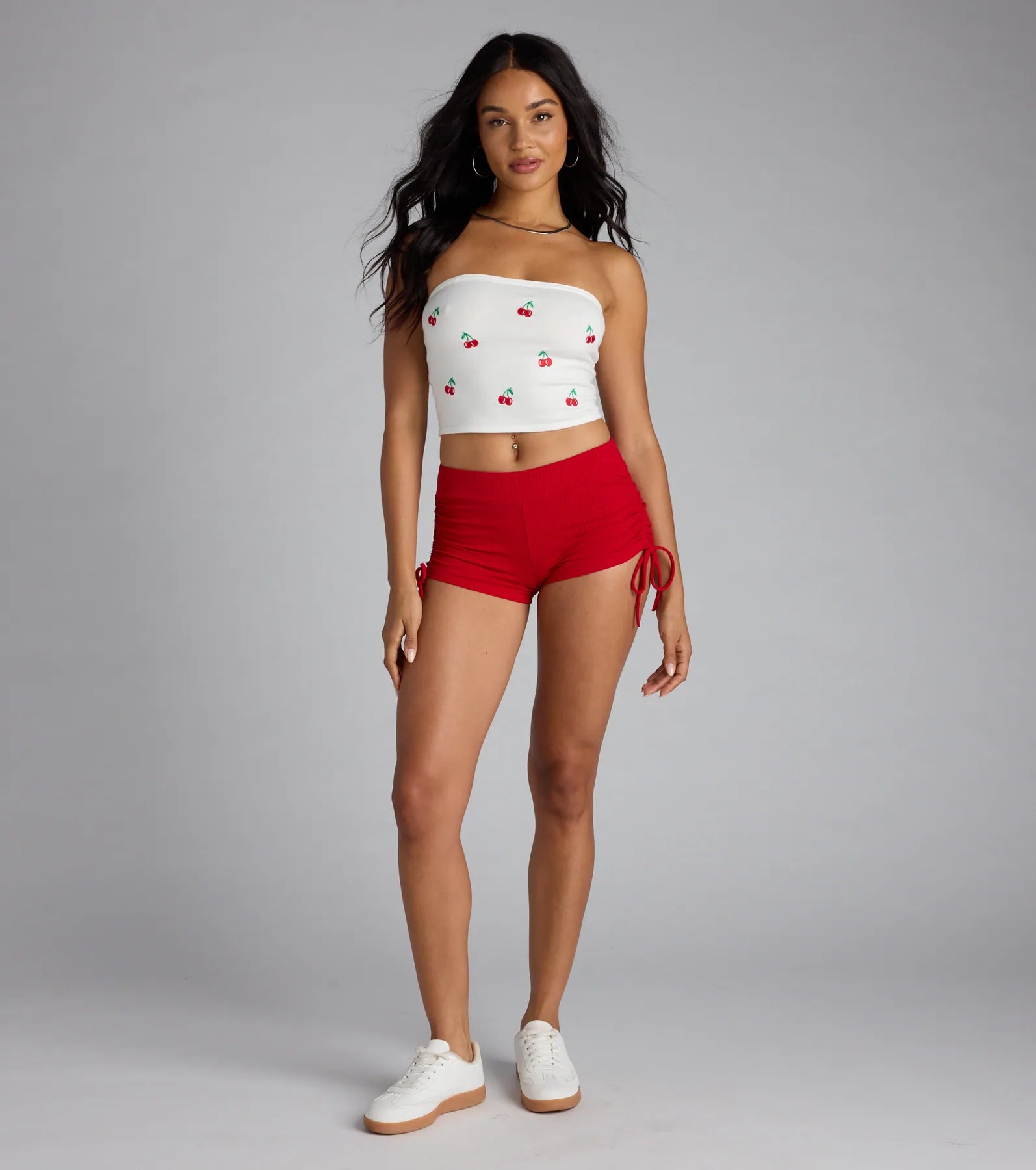 Low Effort Big Slay Side Tie Hot Shorts