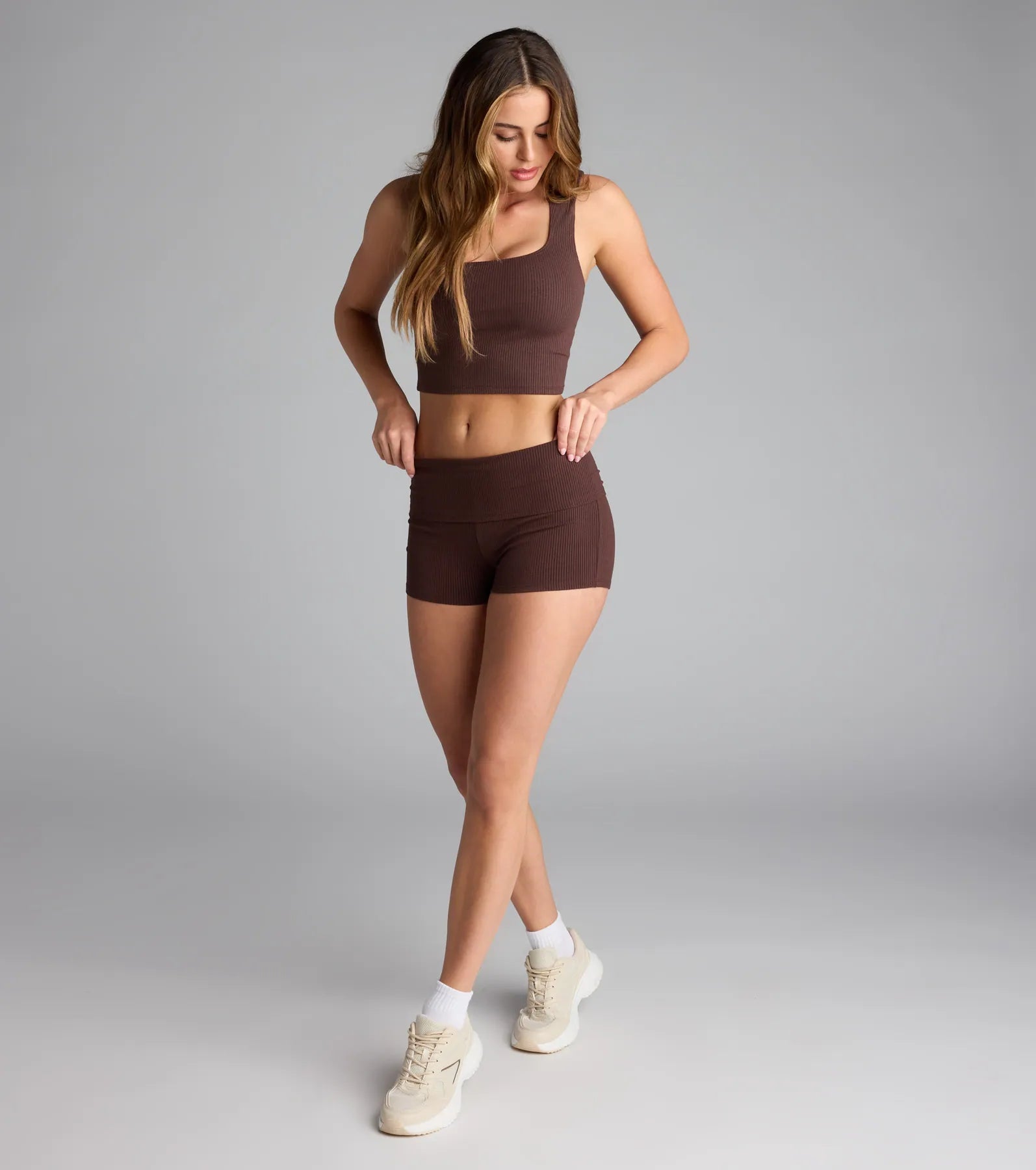 Chill Girlie Foldover Hot Shorts