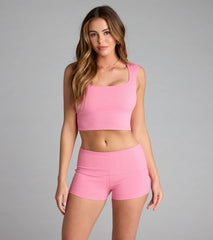 Chill Girlie Foldover Hot Shorts